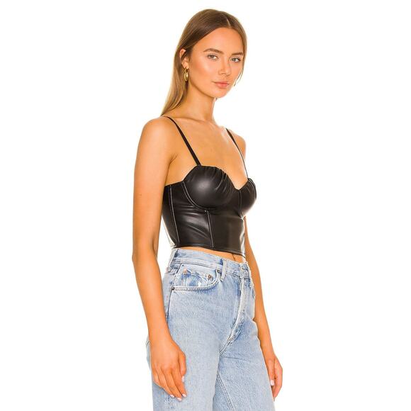 Superdown Rylee Bustier Top In Black - XS - Picture 2 of 6